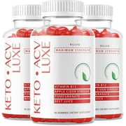 3 Pack Luxe Keto ACV Gummies Advanced Formula Luxe Keto Gummies 180 Gummies