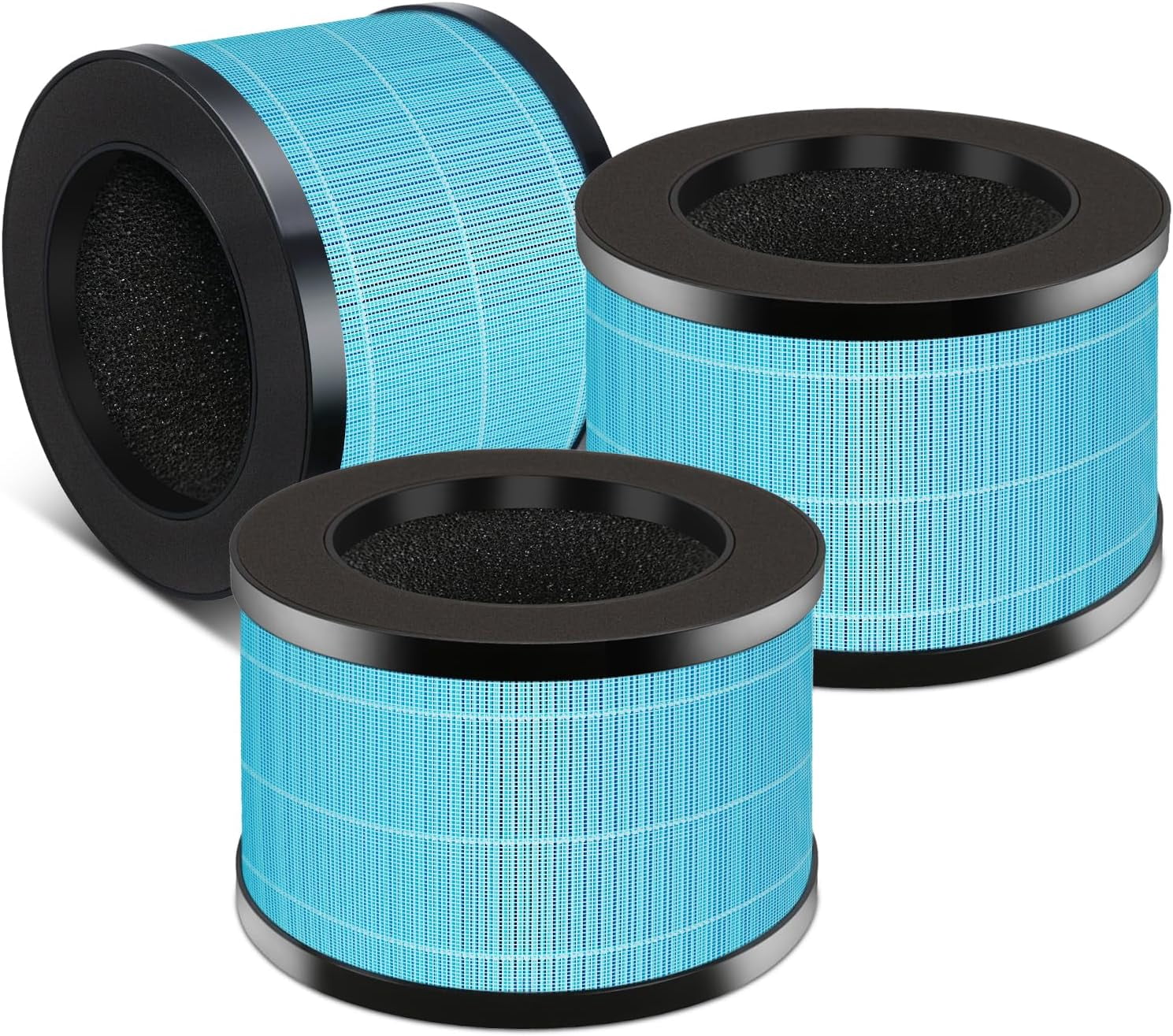 3 Pack MK06 MK01 Filter Replacement Compatible for MK01 MK06 MG01JH, and for TZ-K1, H13 Ture HEPA filter