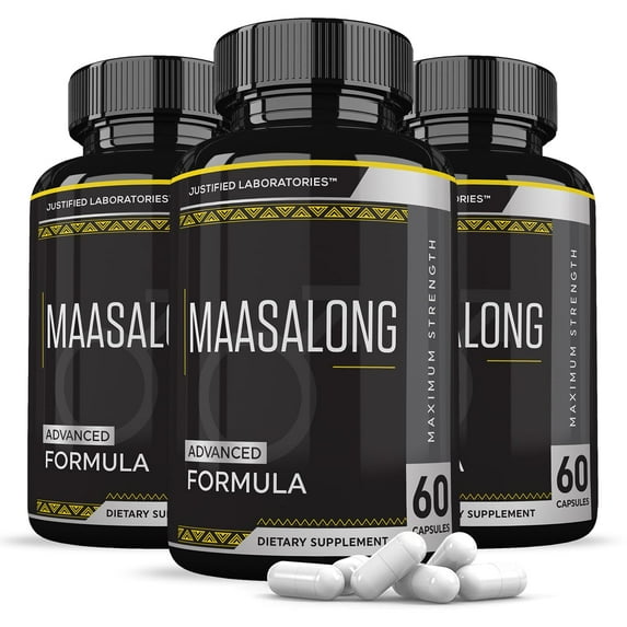 (3 Pack) Maasalong Advanced Men's Health Masalong Formula 60 Capsules