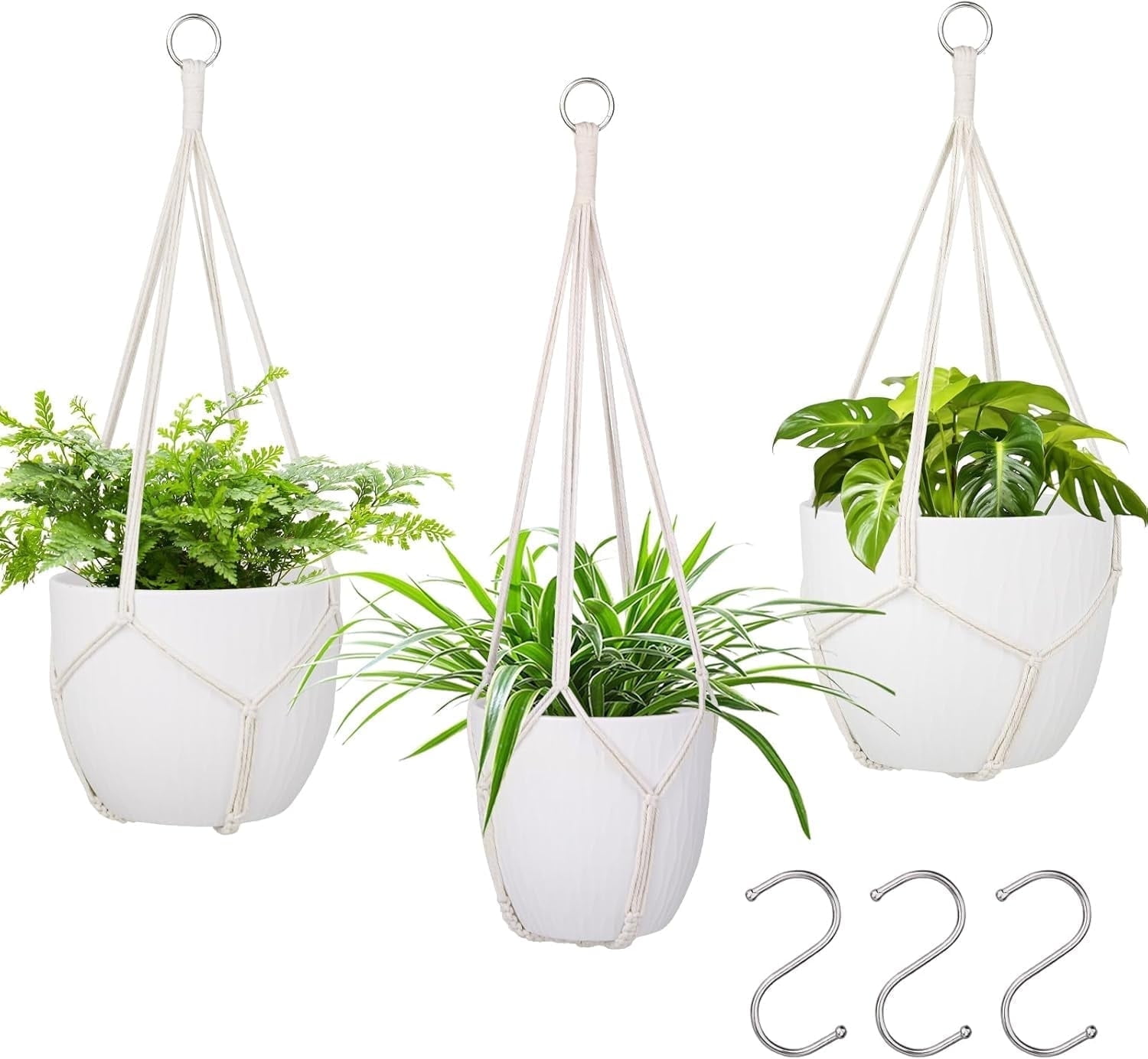 macrame plant hanger near me Double macrame plant hanger  Macrayaymacrame