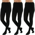 thumbnail image 1 of (3 Pack) Made in USA - Womens Compression Pantyhose 20-30mmHg - Black, 5X-Large, 1 of 11