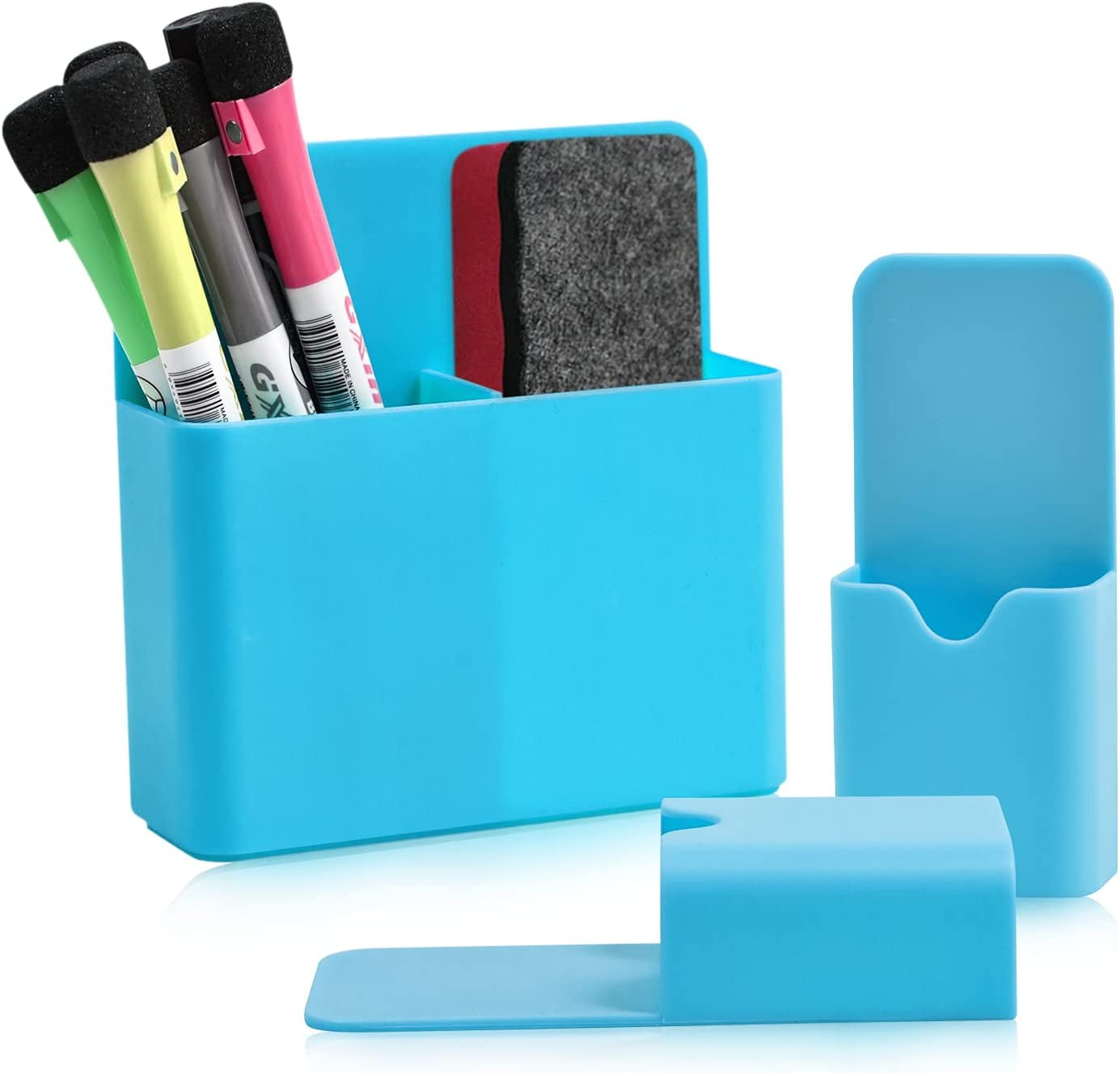 2 Pack Magnetic Pen Holder, Dry Erase Marker Holder Organizer Pencil Cup  for Pen