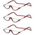 thumbnail image 1 of 3 Pack Magnetic Reading Glasses for Men & Women - Adjustable Temple Computer Readers-Reading Glasses with Neck Strap, 1 of 9