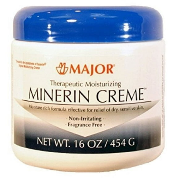 3 Pack Major Minerin Creme Non Irritating Fragrance Free 16oz Each