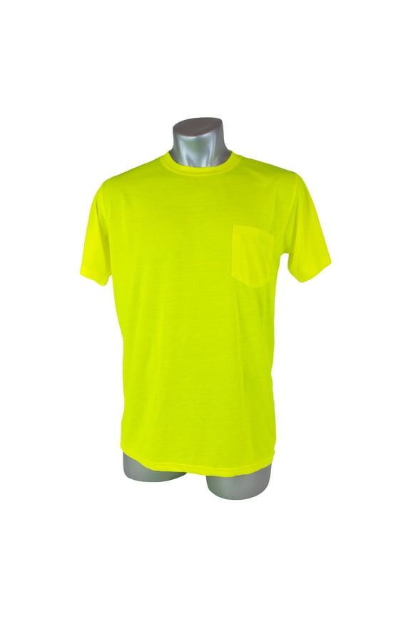 3 Pack Malta Dynamics High Visibility Yellow Safety Short Sleeve Shirt