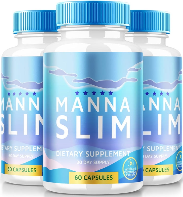 (3 Pack) MannaSlim Capsules, Official Manna Slim Keto Support for