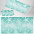 thumbnail image 1 of 3 Pack Marine Life Fluorescent Light Covers for Ceiling Lights Starfish Shell Coral Gradient Green Ocean Magnetic Ceiling Light Covers Overhead Light Filters for Office Classroom Home, 1 of 9