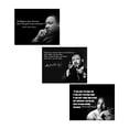 thumbnail image 1 of (3-Pack) Martin Luther King Jr. Inspirational Wall Art Print - Vintage Quotes Wall Decor For Home, Classroom, Living Room & Office - Gift MLK Jr. Fans Poster Print, 1 of 1