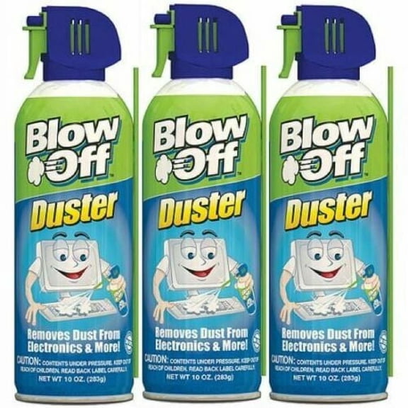 975 Supply Air Duster, Compressed Air Duster, 10 oz. Cans - 3 Cans