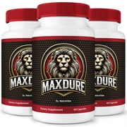 3 Pack MaxDure   Original Max Dure Capsules with a Natural Daily Blend for Wellness |Clean, Gentle, Easy-to-Swallow Pills 180 Capsules