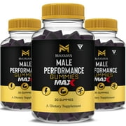 3 Pack MaxMan Advanced Gummies MaxMan Gummy 3 Month Supply