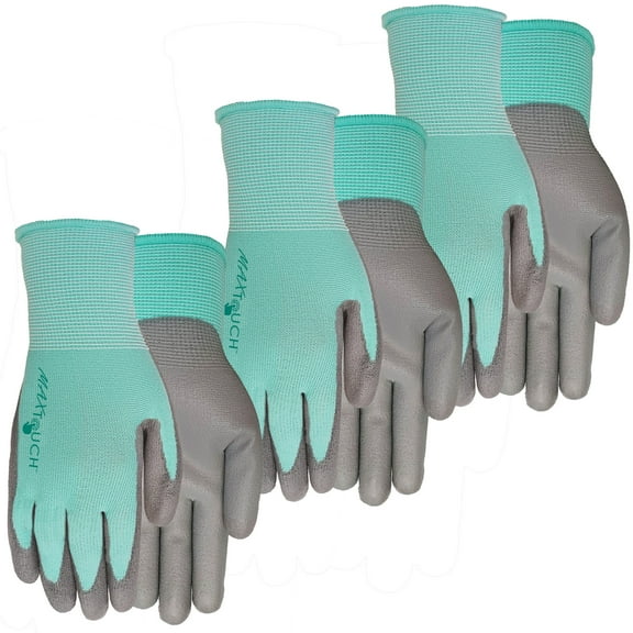 3 Pack MaxTouch Women's Gripping Gloves with Touchscreen Feature and Snug Fit