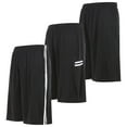 thumbnail image 1 of 3 Pack Men's Athletic Shorts with Pockets and Elastic Waist – 9-Inch Quick Dry Fit Moisture Wicking Gym Workout Shorts for Men for Basketball, Running, Soccer, Tennis, Sports Training (Up to 3XL), 1 of 4
