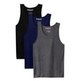 thumbnail image 1 of 3 Pack Men's Bamboo Rayon Undershirts Tank Tops A-shirts, 1 of 2