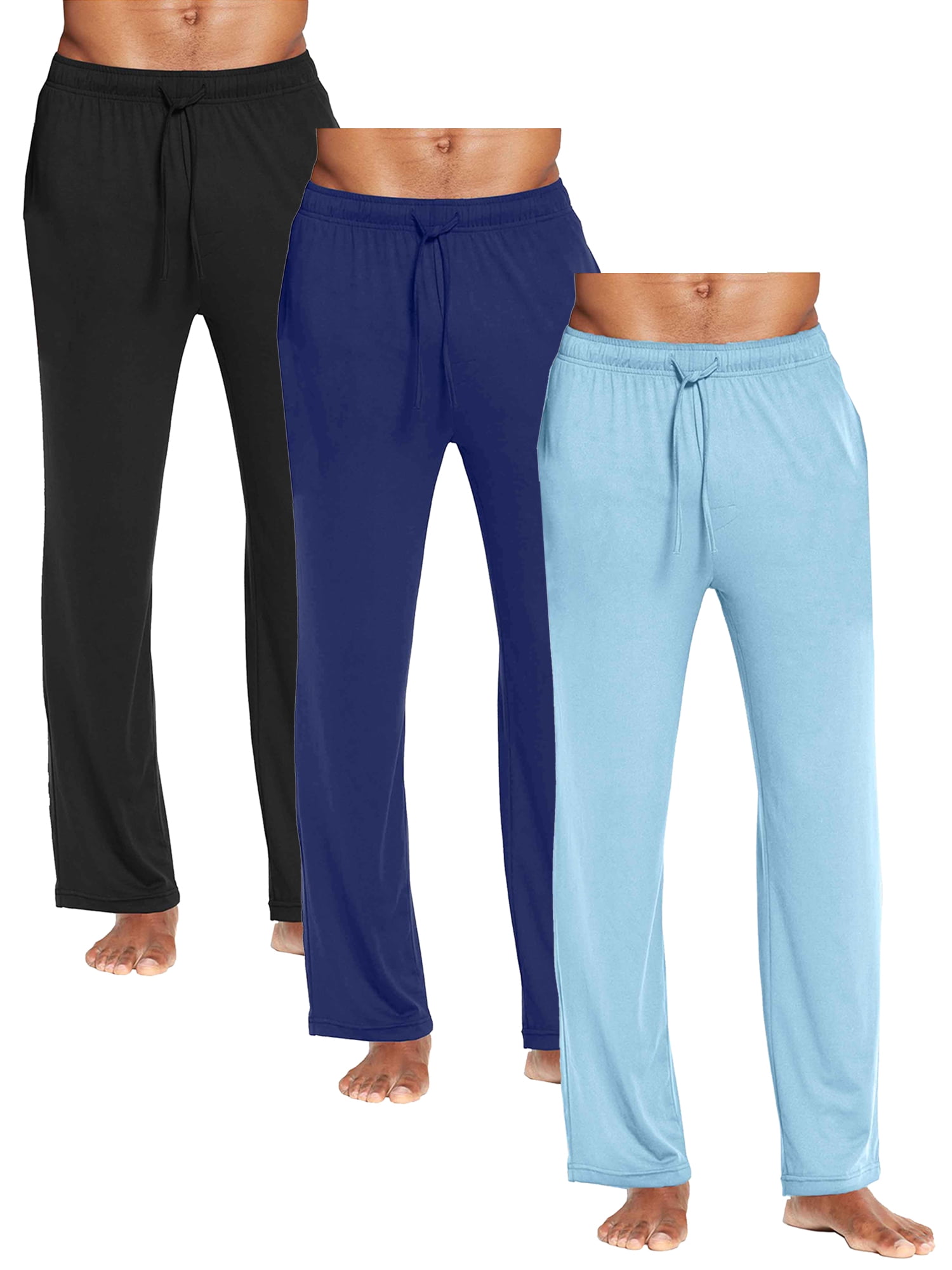 3 Pack Men s Classic Lounge Pants Sizes S 3XL