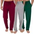 thumbnail image 1 of 3-Pack Men's Classic Lounge Pants (Sizes, S-3XL), 1 of 7