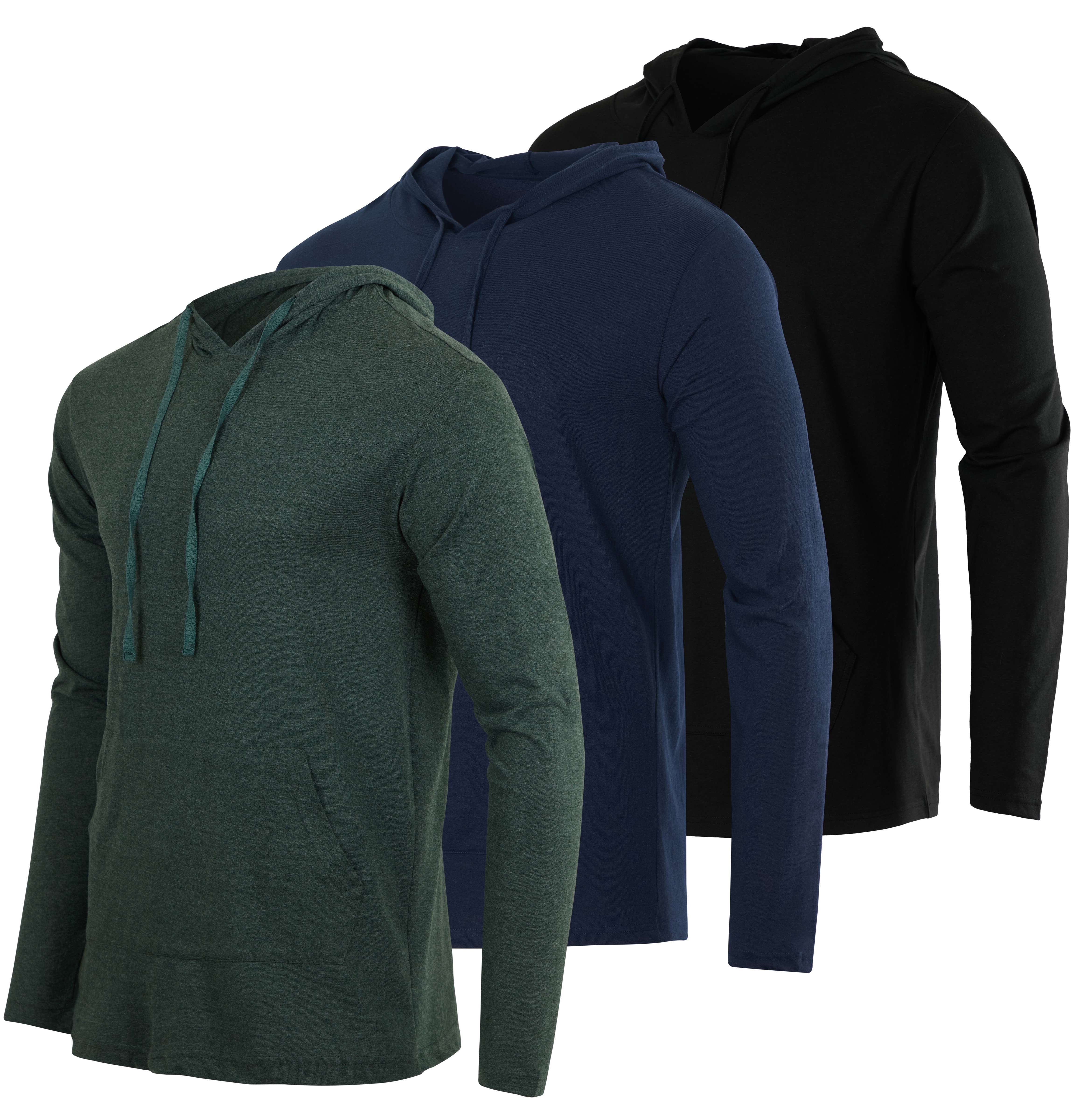 Casual Hoodie For Men Comfort Fit Durable Polyester With Spacious Hood Everyday Wear main image 0