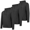 thumbnail image 1 of 3-Pack Men's Cotton Lightweight Casual Pullover Drawstring Hoodie With Pocket, 1 of 6