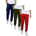 thumbnail image 1 of 3-Pack Men's Fleece & French Terry Slim-Fit Jogger (Size, S-2XL), 1 of 2