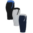 thumbnail image 1 of 3-Pack Men’s French Terry Jogger Shorts Casual Summer Lounge Gym, 1 of 2