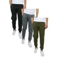 thumbnail image 1 of 3-Pack Men's French Terry Slim-Fit Jogger (Size, S-2XL), 1 of 2