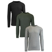 GBH 3-Pack Men's Long Sleeve Thermal Shirts (S-5XL)