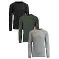 thumbnail image 1 of 3-Pack Men's Long Sleeve Thermal Shirts (S-5XL), 1 of 5