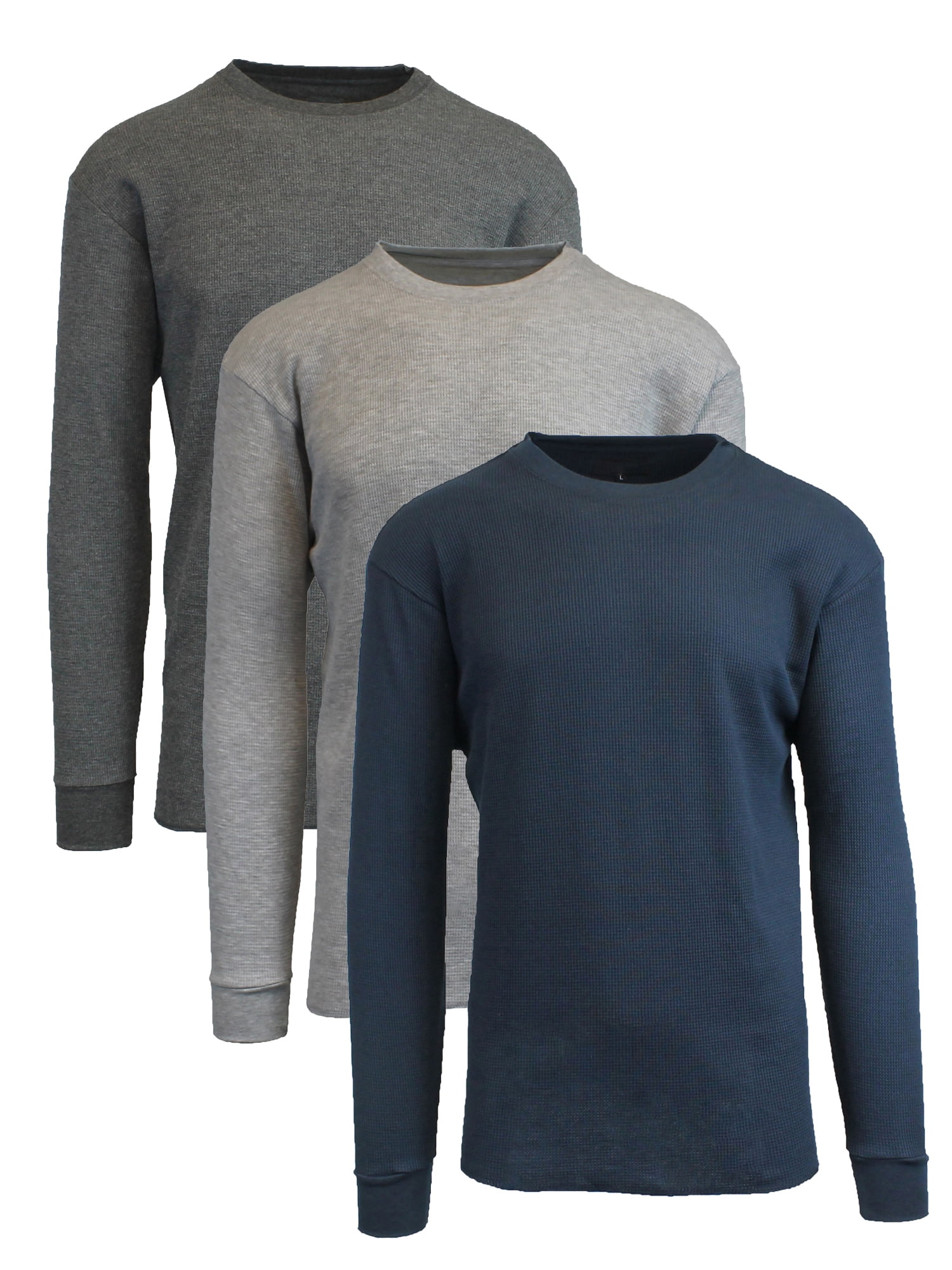 Primark men's Long Sleeve Grey Thermal Tops Size Large (L) 41-43in Chest X  2 - Shopping.com
