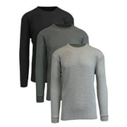 GALAXY BY HARVIC 3-Pack Men's Long Sleeve Thermal Shirts (S-5XL)