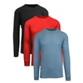 thumbnail image 1 of 3-Pack Men's Long Sleeve Thermal Shirts (S-5XL), 1 of 5