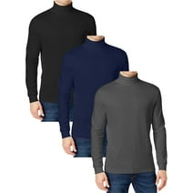 George Men's Long Sleeve Turtle Neck, Up to Size 5XL - Walmart.com