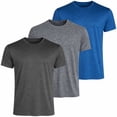 thumbnail image 1 of 3-Pack Men's Moisture Wicking Performance Short Sleeve Tee (S - 3XL), 1 of 6