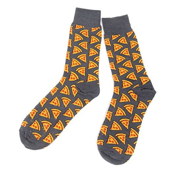 3-Pack Men’s Pepperoni Pizza Slices Novelty Socks