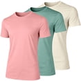 thumbnail image 1 of 3-Pack Men’s Short Sleeve Fashion Stretch Rayon Tees (M-3XL), 1 of 6
