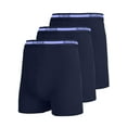 thumbnail image 1 of 3-Pack Men's Stretch Cotton Boxer Briefs (Sizes, S-2XL), 1 of 2