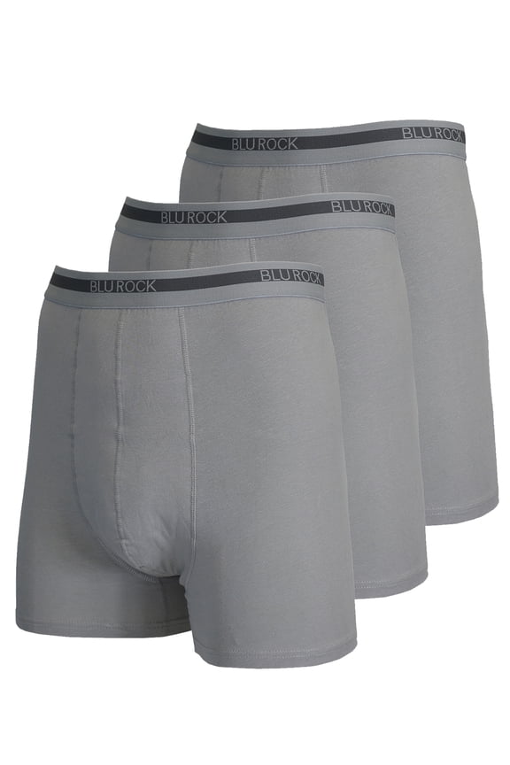 3-Pack Men's Stretch Cotton Boxer Briefs (Sizes, S-2XL)