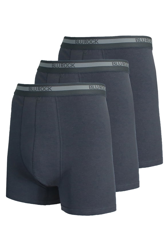 3-Pack Men's Stretch Cotton Boxer Briefs (Sizes, S-2XL)