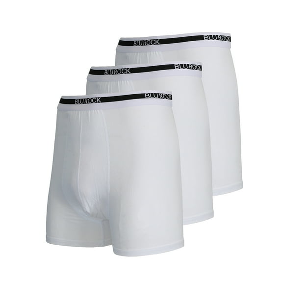 3-Pack Men's Stretch Cotton Boxer Briefs (Sizes, S-2XL)
