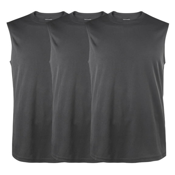 3 Pack Men's Tank Tops Quick Dry Moisture Wicking Performance S-3XL Basic Athletic Daily Regular Big & Tall Workout Gym Solid T-shirts Tops Activewear