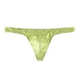 3 Pack Mens Panties Five Color Glitter Sexy Thong T Pants Alternative