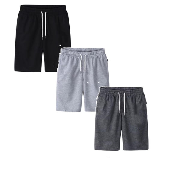 3 Pack Mens Sleep Shorts Mens Pajama Shorts With Pockets Men Shorts Casual Soft Lounge Athletic