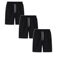 thumbnail image 1 of 3 Pack Mens Sleep Shorts Pajama Bottoms With Pockets Shorts For Men Casual Soft Loungewear Athletic, 1 of 3