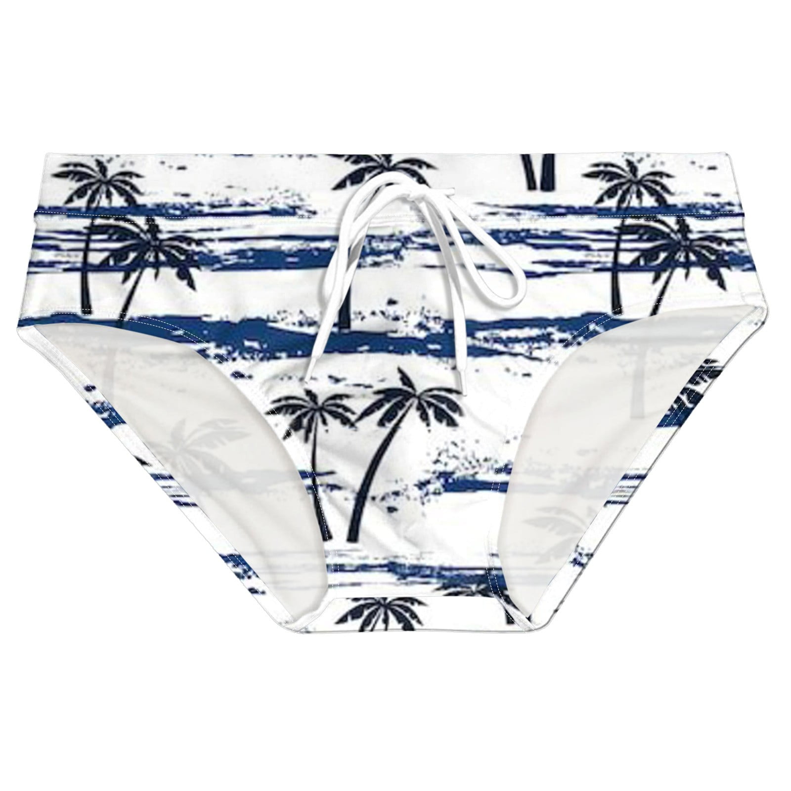 (3Pack)Mens Summer Breathable Printed Mesh Swim Pants Cover Up for