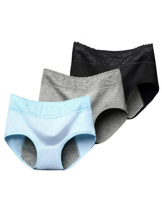 Juniors Underwear Floral Lace Mid-Waist Panty Briefs 3-Pack