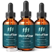 3 Pack MetaFlow Drops   Daily Liquid Formula with a Clean, Natural Blend to Support Natural Flow, Balanced Levels & Healthy Circulation | Convenient for Consistent Use 90 Servings