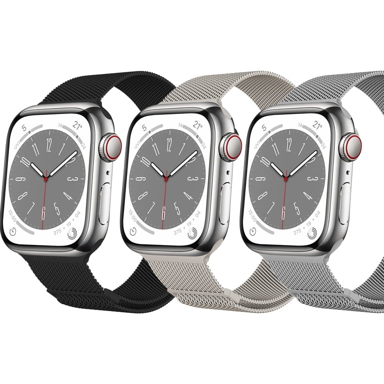 NEW 3 Pack Stylish Apple Watch Bands PureGear 3 Pack Silicone Watch Band Set for Apple Watch (38  main image 4