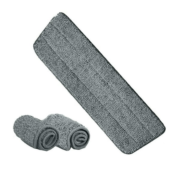 3-Pack Microfiber Mop Pads Replacement, Washable Refills for Most Spray Mops & Mops, Wet & Dry Use for Home