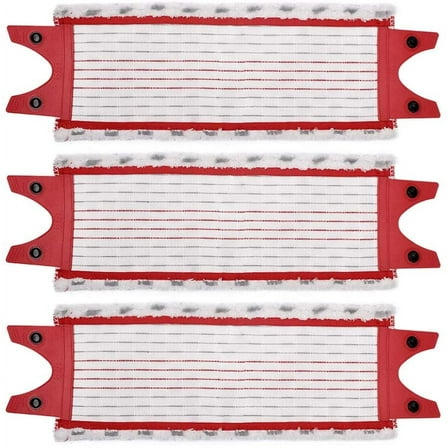 3 Pack Microfiber Mop Pads,Washable Floor Mop Pads Compatible with UltraMax/UltraMaT 2in1 Spray Mop Head and Flat Mop Cloth