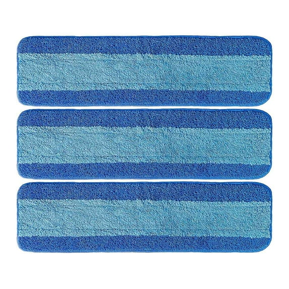 3 Pack Microfiber Mop Pads for Microfiber Cleaning Pad Compatible with Mop for Hardwood Floor Cleaner