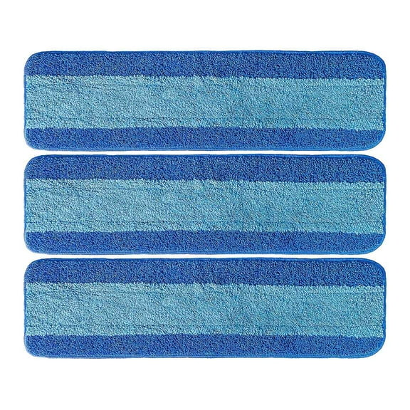 3 Pack Microfiber Mop Pads for Microfiber Cleaning Pad Compatible with Mop for Hardwood Floor Cleaner